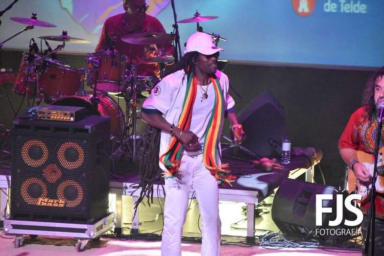 Momento de la actuación de la banda centroafricana/Francisco Javier Santana.